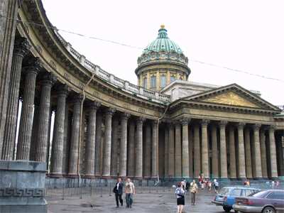 Russia : Saint Petersburg - the Kazan Cathedral - click to enlarge !