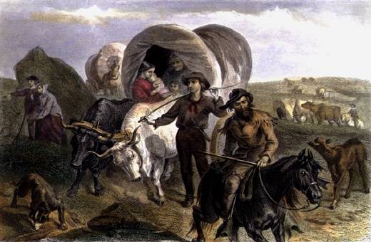 In 1843, thousands of Americans beg.. USA - Travel to the US of A