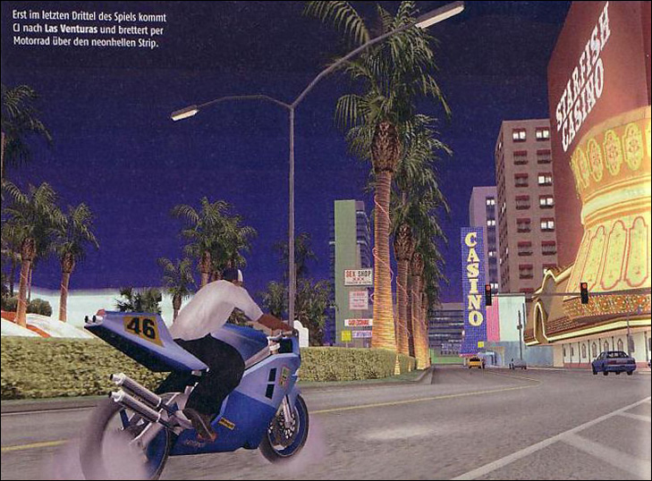 C.J en moto - Jeux vid�o - Gta san andreas - la gal...